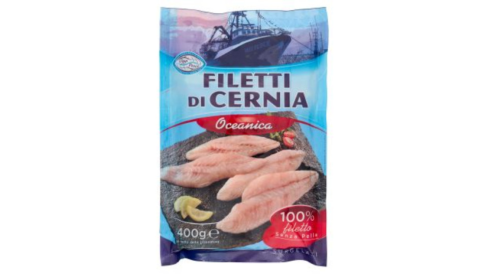 Oggi pesce Filetti di Cernia Surgelati 400 g