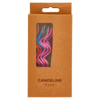 Candeline Onda Multicolor 18 pz
