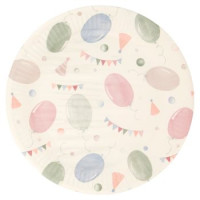 Piatti Decorati in Cartoncino Let's Party 23 cm 8 pz
