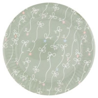 Piatti Decorati in Cartoncino Catenella 18 cm 8 pz