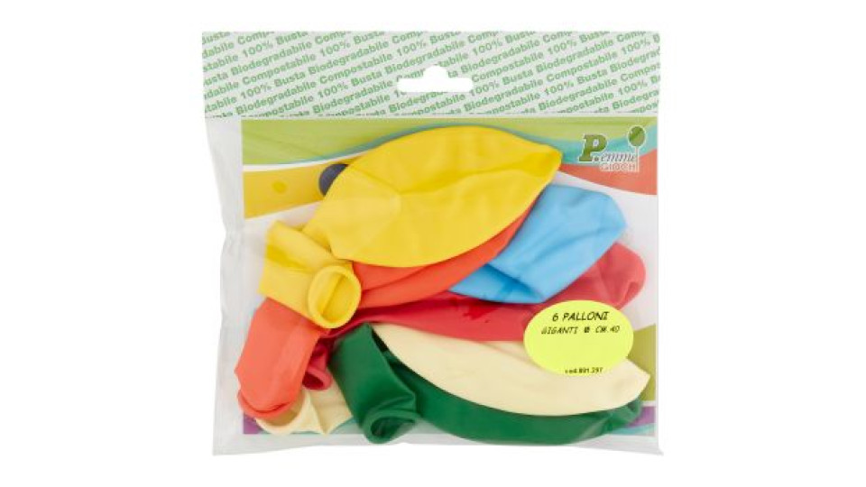 P.emme Giochi Palloni Giganti Ø cm. 40 6 pz