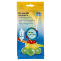 The Party Cube Kit gonfia e decora Happy Birthday