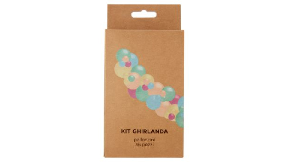 Kit Ghirlanda Verde palloncini 36 pz