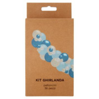 Kit Ghirlanda Azzurro palloncini 36 pz