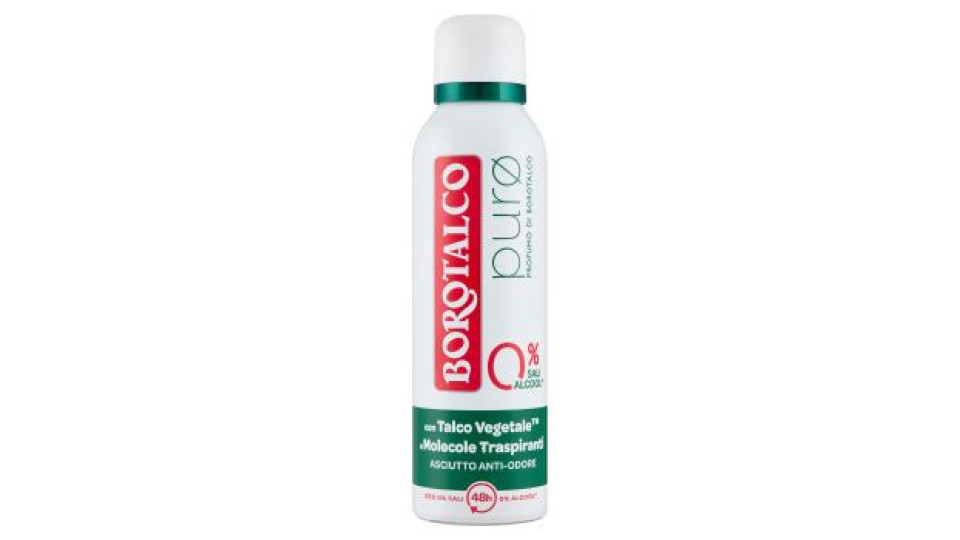 Borotalco purø Profumo di Borotalco Deo 0% Sali 200 ml
