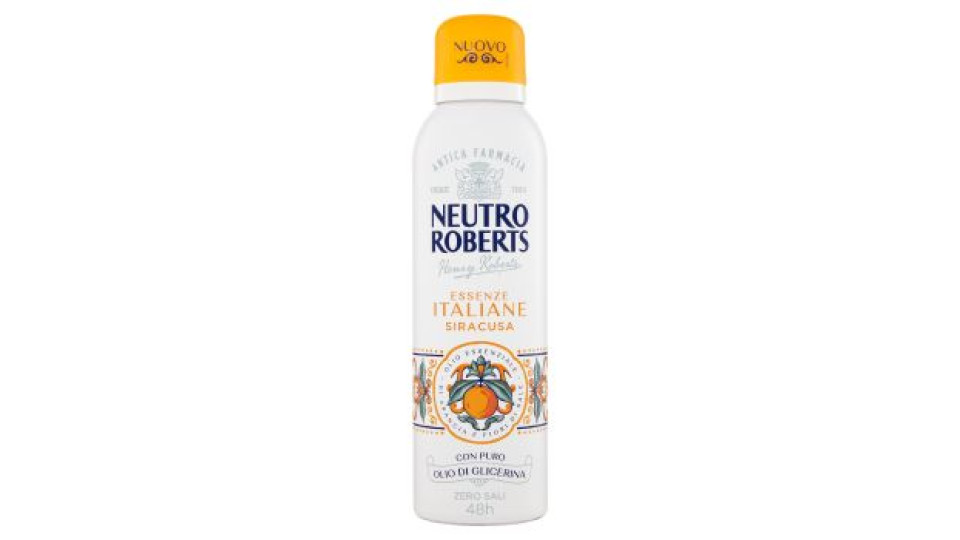 Neutro Roberts Essenze Italiane Siracusa Olio Essenziale di Arancia e Fiori di Sale 200 ml