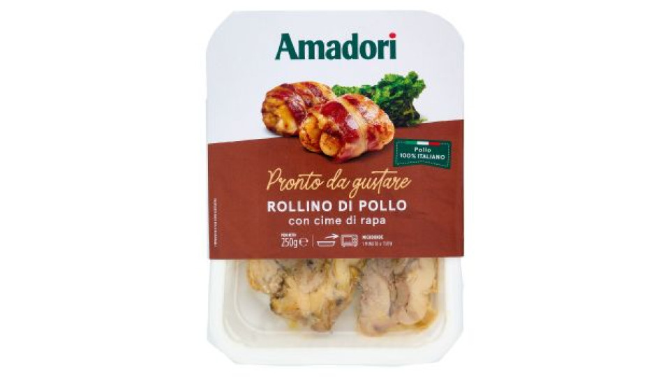 Amadori Rollino di Pollo con cime di rapa 250 g