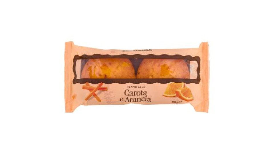 Esselunga muffin carota e arancia 2x75 g