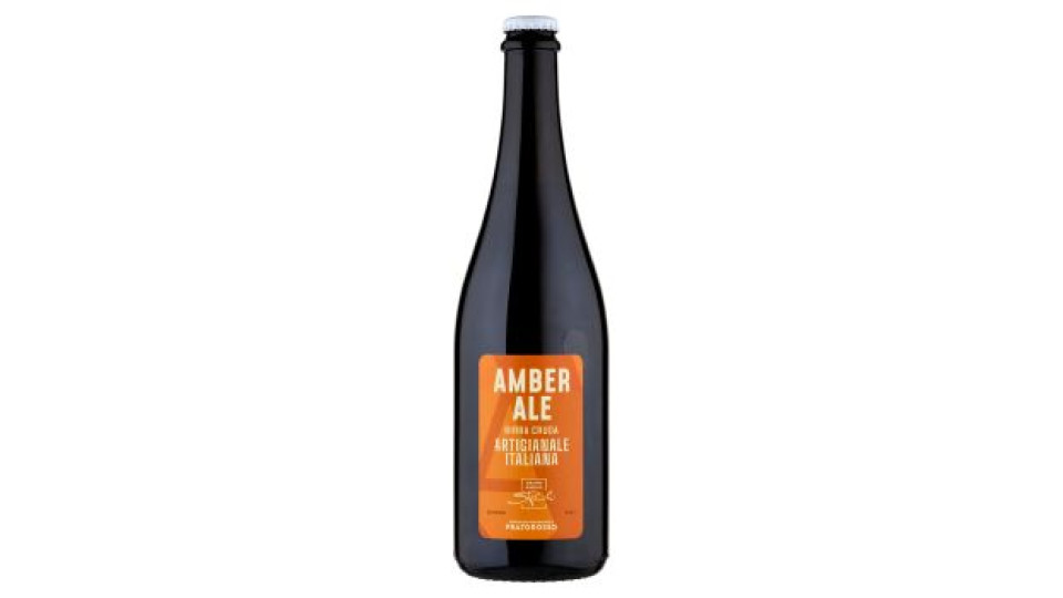 Pratorosso Amber Ale Birra Cruda Artigianale Italiana 75 cl