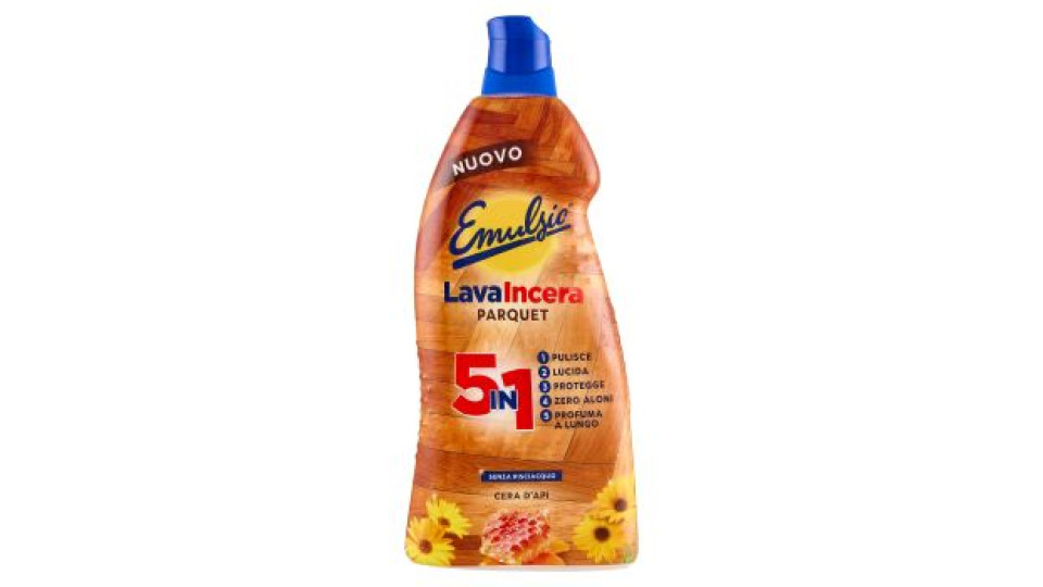 Emulsio LavaIncera Parquet 5in1 Cera d'Api 875 ml