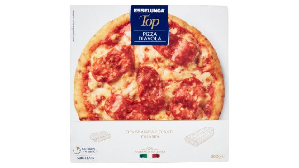 Esselunga Top Pizza alla diavola surgelata 380 g