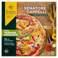 Le Stagioni d'Italia Pizza Verdure Grigliate Senatore varietà Cappelli 410 g