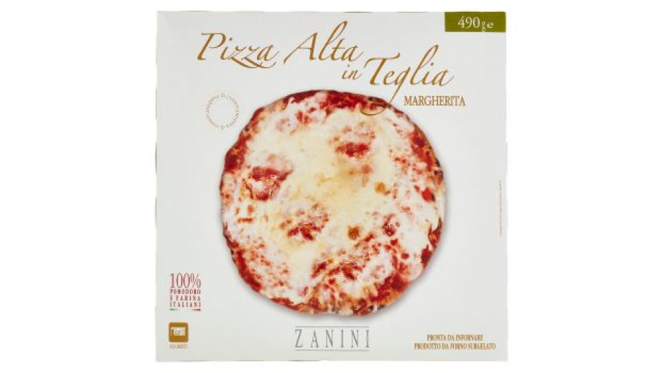 Zanini Pizza Alta in Teglia Margherita 490 g