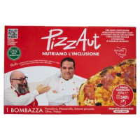 PizzAut 1 Bombazza Pomodoro, Mozzarella, Salame piccante, Olive, 'Nduja 400 g