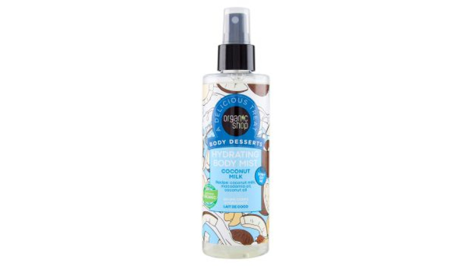 organic shop Body Desserts Hydrating Body Mist Coconut Milk 200 ml