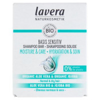 lavera Basis Sensitiv Shampoo Bar Moisture & Care Organic Aloe Vera & Organic Jojoba 50 g