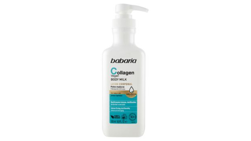 Babaria, Collagen Vegan Latte Corpo 500 ml