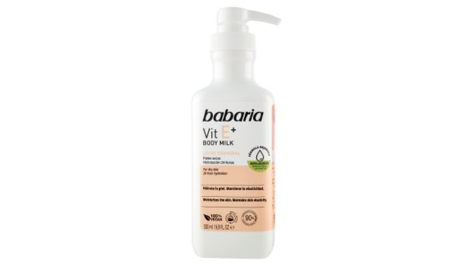 Babaria, Vit E + Latte Corpo 500 ml