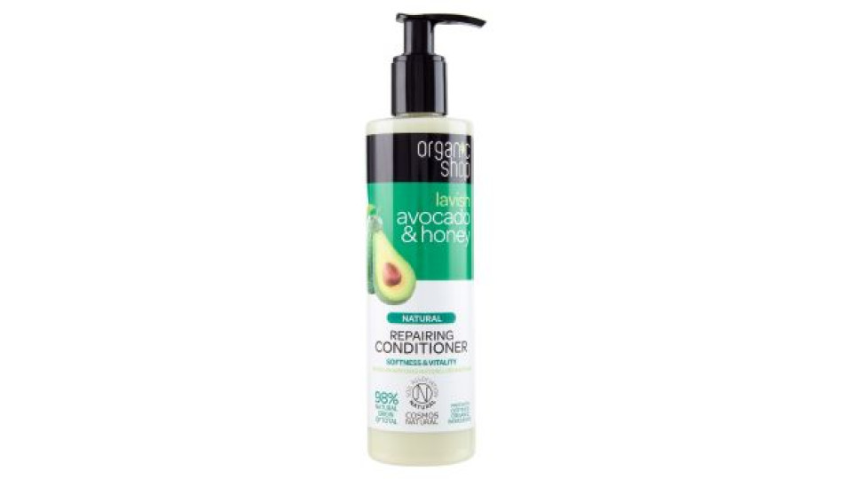 Organic shop, Balsamo Capelli Ristrutturante Lavish Avocado & Honey 280 ml