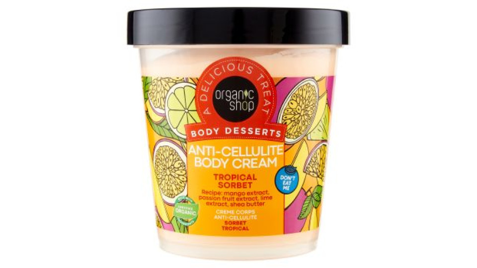 Organic Shop, Body Desserts Crema Corpo Anti-Cellulite 450 ml
