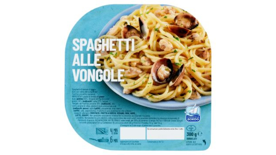 Cuoco di Bordo Spaghetti alle Vongole Surgelati 300 g