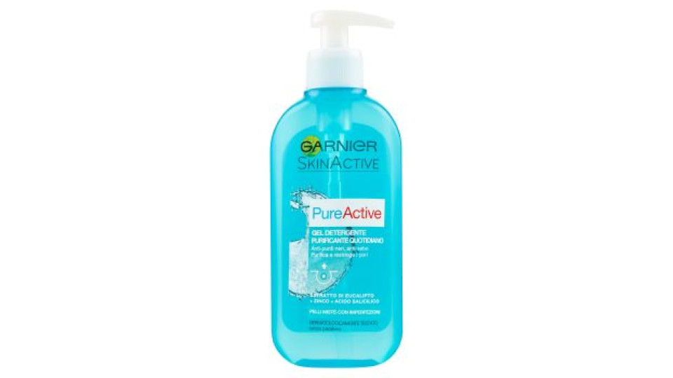 Garnier Pure Active Gel detergente purificante per pelli miste-con Imperfezioni, 200 ml