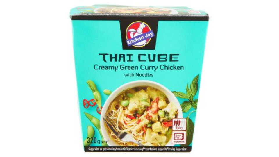 Kitchen Joy Thai Cube Creamy Green Curry Chicken with Noodles 320 g