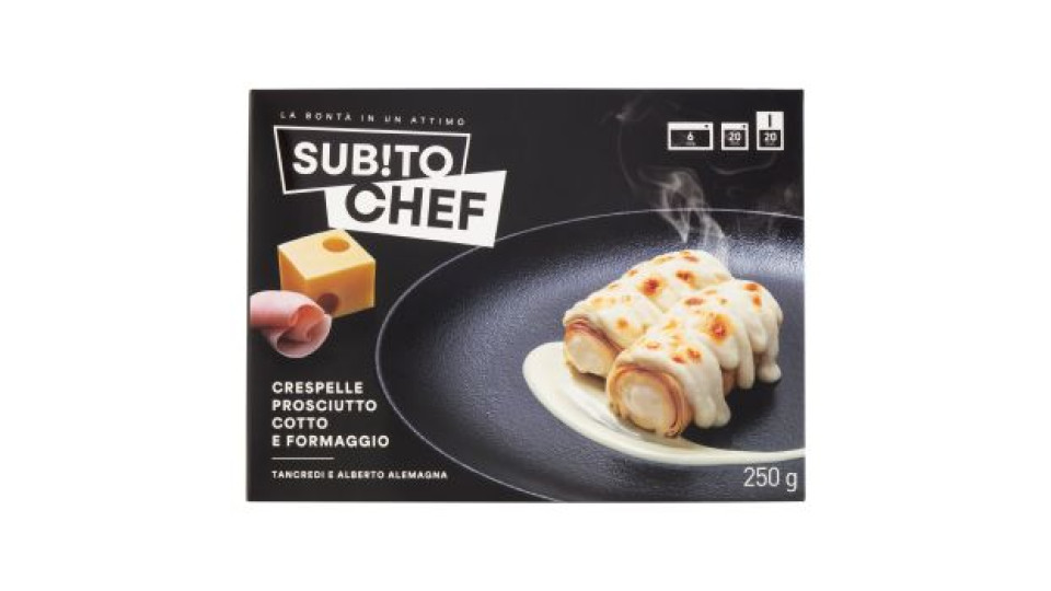 Subito Chef Crespelle Prosciutto Cotto e Formaggio 250 g