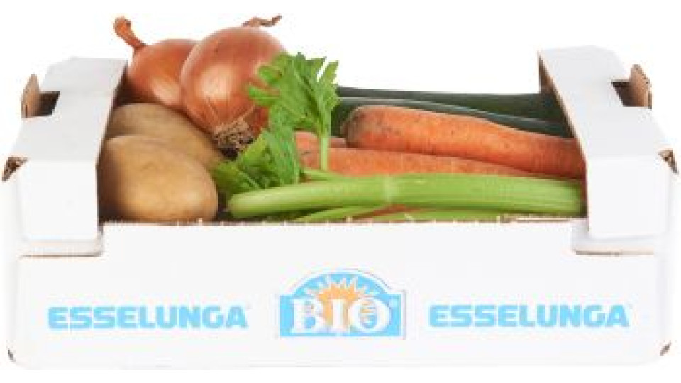 Esselunga Bio verdure miste per minestrone biologiche cassetta