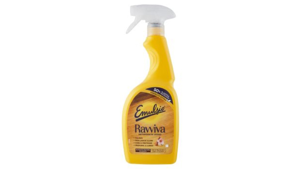 Emulsio Ravviva Detergente Legno Olio di Mandorla e Legno di Sandalo 750 ml