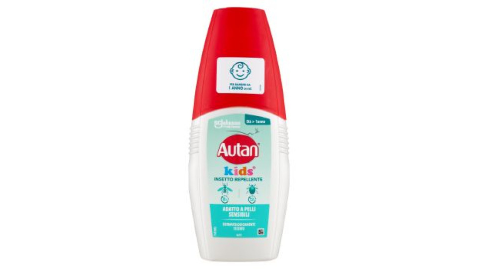Autan Kids Vapo per bambini da 1 anno di età, insetto repellente, contro zanzare e zecche, 100ml
