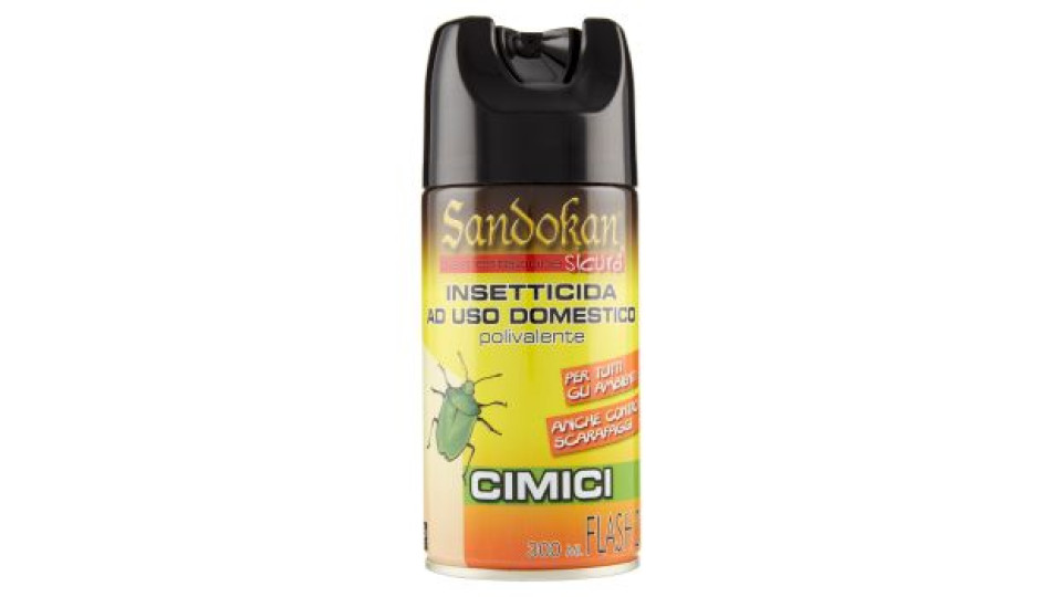 Sandokan Insetticida ad Uso Domestico polivalente Cimici Flash 23 300 ml