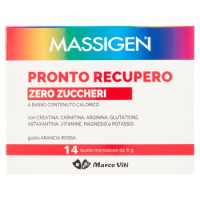 Massigen Pronto Recupero Zero Zuccheri gusto Arancia Rossa 14 x 6 g