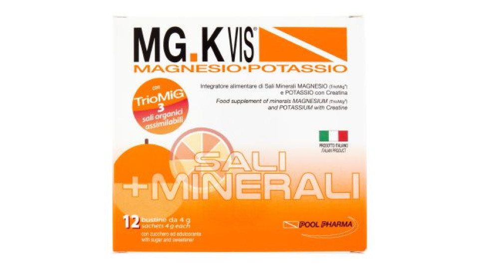 MG.K Vis Magnesio-Potassio Sali + Minerali 12 x 4 g