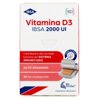 Ibsa Vitamina D3 Ibsa 2000 UI 30 film orodispersibili 2,85 g