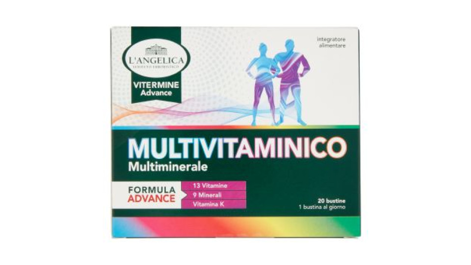 L'Angelica Vitermine Advance Multivitaminico Multiminerale 20 x 5 g