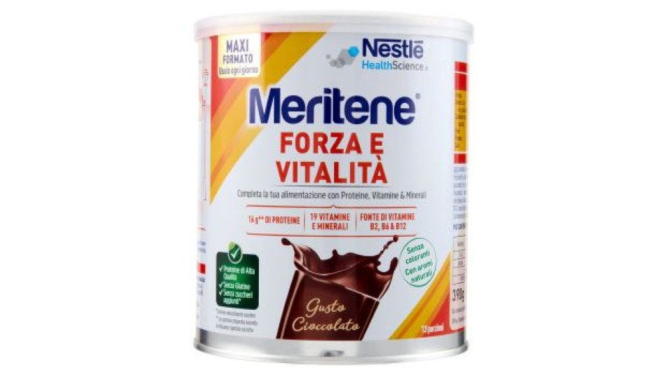 MERITENE Forza e Vitalità Gusto Cioccolato 390g