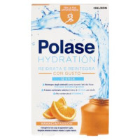 Polase Hydration Integratore Sali Minerali,Magnesio e Potassio,Vit C,Gusto Arancia,12 sticks 108,6g