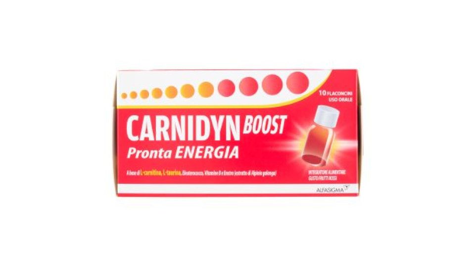 Carnidyn Boost Pronta Energia Flaconcini 10 x 15 ml