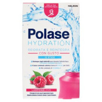 Polase Hydration Integratore Sali Minerali,Magnesio e Potassio,Vit C,Gusto Lampone,12 sticks 111,24g