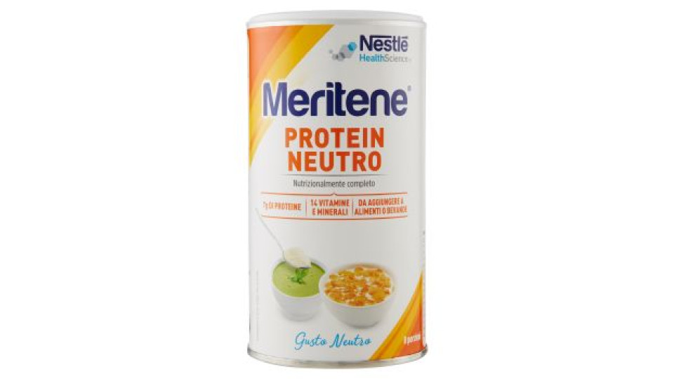 MERITENE PROTEIN NEUTRO Integratore di proteine vitamine e minerali 270g