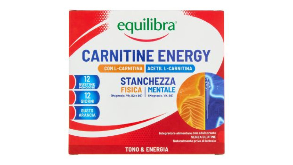 equilibra Carnitine Energy Bustine Monodose 12 x 6,5 g