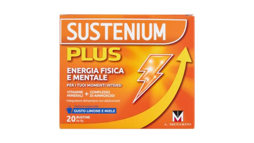 Sustenium Plus Gusto Limone e Miele Bustine 20 x 8 g