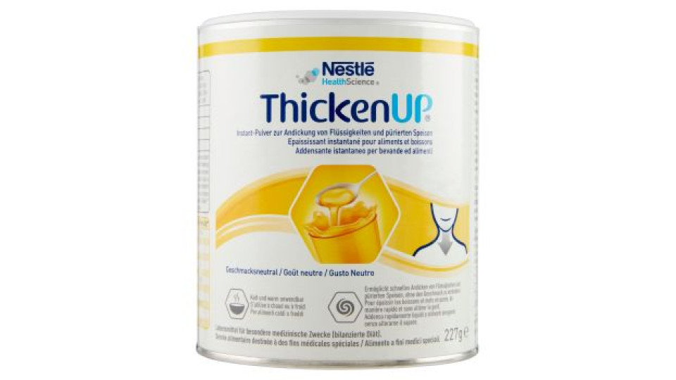 THICKENUP Addensante istantaneo per bevande ed alimenti Gusto Neutro 227 g