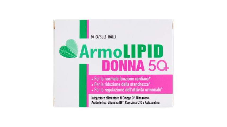 ArmoLipid Donna 50+ 30 Capsule Molli 34 g