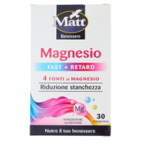 Matt Benessere Magnesio Fast + Retard 30 compresse 34,5 g