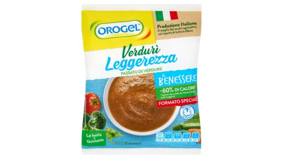 Orogel Il Benessere Passato di Verdura Surgelati 800 g