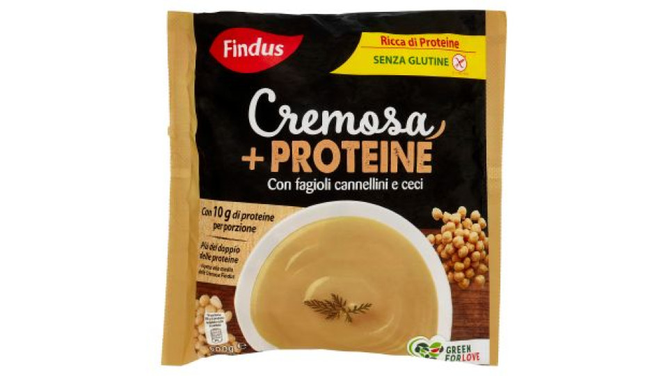 Findus Cremosa + Proteine con Fagioli Cannellini e Ceci 600 g