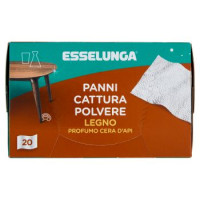 Esselunga Panni cattura polvere legno profumo cera d'api 20 pz