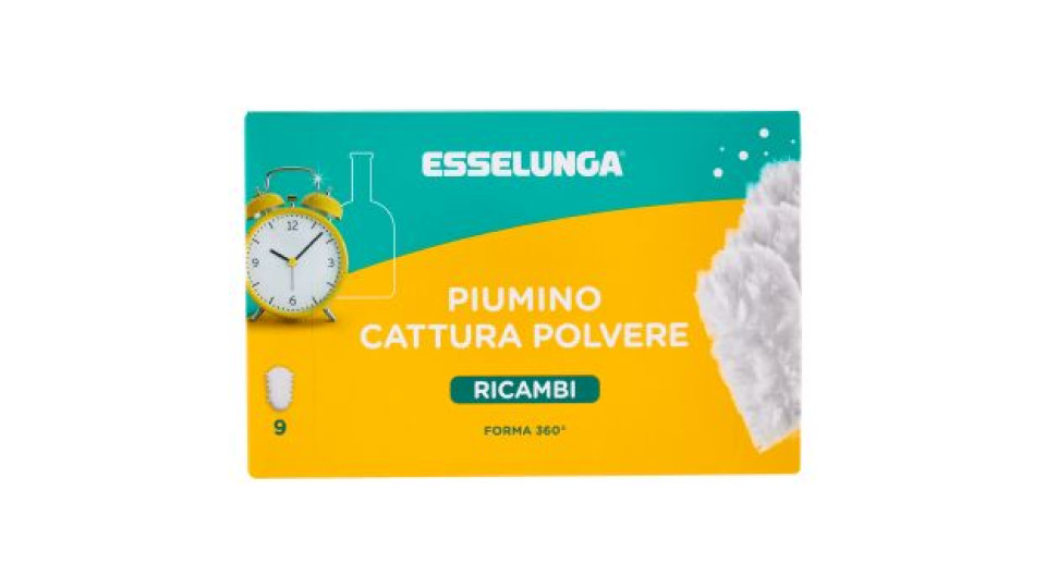 Esselunga Piumino cattura polvere ricambi 9 pz